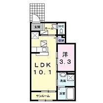 長野県上田市中央西1丁目（賃貸アパート1LDK・1階・35.55㎡） その2