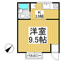 長野県上田市中之条（賃貸アパート1R・1階・24.00㎡） その2