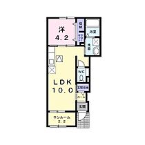 長野県上田市中之条（賃貸アパート1LDK・1階・41.48㎡） その2