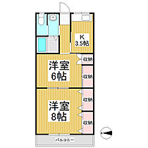 ハイツルピナス  ｜ 長野県上田市腰越（賃貸アパート2K・2階・45.00㎡） その2