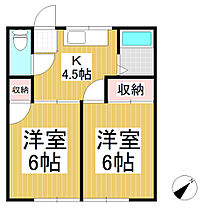 コーポ和光  ｜ 長野県上田市国分（賃貸アパート2K・1階・34.00㎡） その2