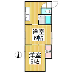 グリーンハイム国分 2Kの間取図画像