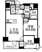 クリオラベルヴィ新富町 903 ｜ 東京都中央区新富２丁目2-14（賃貸マンション2LDK・9階・43.04㎡） その2