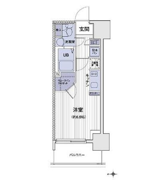 エスティメゾン大島 211｜東京都江東区大島５丁目(賃貸マンション1R・2階・22.20㎡)の写真 その2