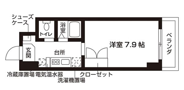 ローズウッド・ハイツ門前仲町 908｜東京都江東区永代２丁目(賃貸マンション1K・9階・23.14㎡)の写真 その2