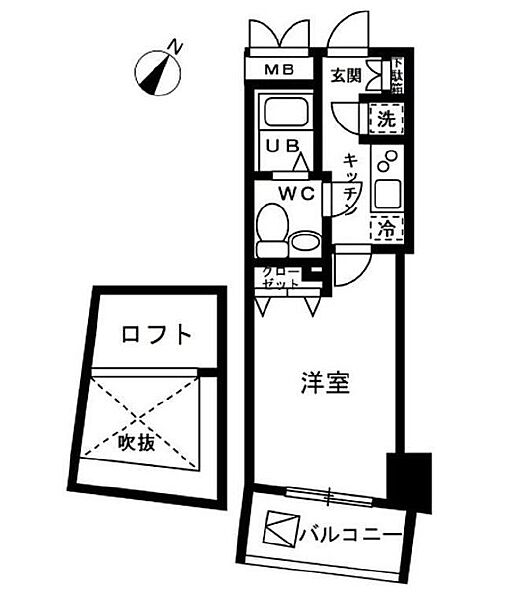 レジディア日本橋人形町II 1403｜東京都中央区日本橋人形町３丁目(賃貸マンション1K・14階・20.40㎡)の写真 その2
