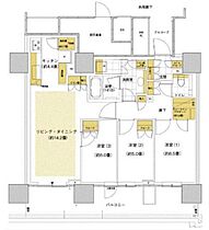 晴海フラッグ サンビレッジ F棟（HARUMI FLAG） 1202 ｜ 東京都中央区晴海５丁目5-6（賃貸マンション3LDK・12階・85.26㎡） その2