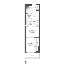 ワーブ東京木場（WORVE東京木場） 304 ｜ 東京都江東区塩浜２丁目4-31（賃貸マンション2K・3階・30.90㎡） その2