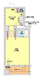 HF八丁堀レジデンス2 1DKの間取図画像