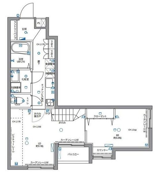 スペリオール白金台 402｜東京都港区白金台２丁目(賃貸マンション1LDK・4階・41.19㎡)の写真 その2