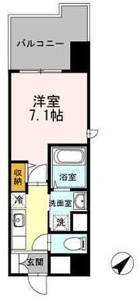 ヒルフラット大崎（Hill Flat Osaki） 501｜東京都品川区大崎２丁目(賃貸マンション1K・5階・24.72㎡)の写真 その2