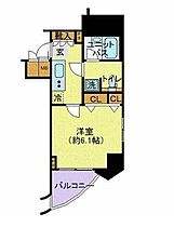 コンシェリア芝公園 1105 ｜ 東京都港区新橋６丁目15-1（賃貸マンション1K・11階・21.47㎡） その2