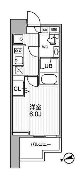 ＡＬＴＥＲＮＡ南大井 902｜東京都品川区南大井３丁目(賃貸マンション1K・9階・21.70㎡)の写真 その2