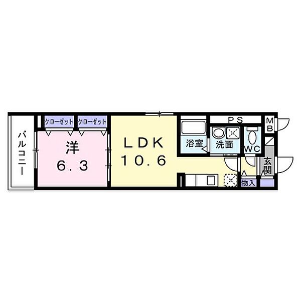 ノークス 203｜東京都品川区豊町１丁目(賃貸マンション1K・2階・42.49㎡)の写真 その2