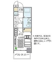 レジデンシア麻布十番 1206 ｜ 東京都港区麻布十番１丁目9-4（賃貸マンション1K・12階・23.86㎡） その2