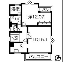 クインテット原宿 R3 ｜ 東京都渋谷区神宮前３丁目33-13（賃貸マンション1LDK・3階・72.48㎡） その2