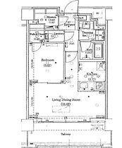 パークコート神宮前　Ｔｈｅ　Ａｉｒ 8F ｜ 東京都渋谷区神宮前１丁目4-20（賃貸マンション1LDK・8階・46.35㎡） その2