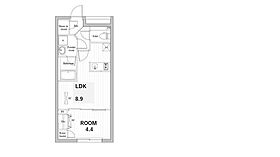 コンポジット渋谷本町 103 ｜ 東京都渋谷区本町５丁目8-11（賃貸マンション1LDK・1階・33.90㎡） その2