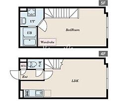 ＰＡＳＥＯ大崎（パセオ大崎） 4階1LDKの間取り