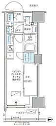パークアクシス品川天王洲アイル 1LDKの間取図画像