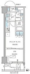 パークアクシス品川天王洲アイル 1DKの間取図画像