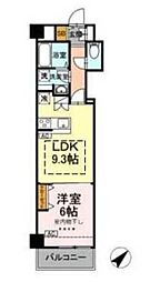 HillFlatOsaki 1LDKの間取図画像