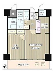 トレステージ目黒 1LDKの間取図画像