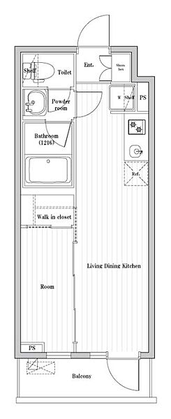 四谷三丁目ステーションレジデンス 304｜東京都新宿区左門町(賃貸マンション1LDK・2階・26.52㎡)の写真 その2