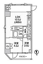 ニド新御徒町 901 ｜ 東京都台東区小島２丁目6-10（賃貸マンション2LDK・9階・41.56㎡） その2