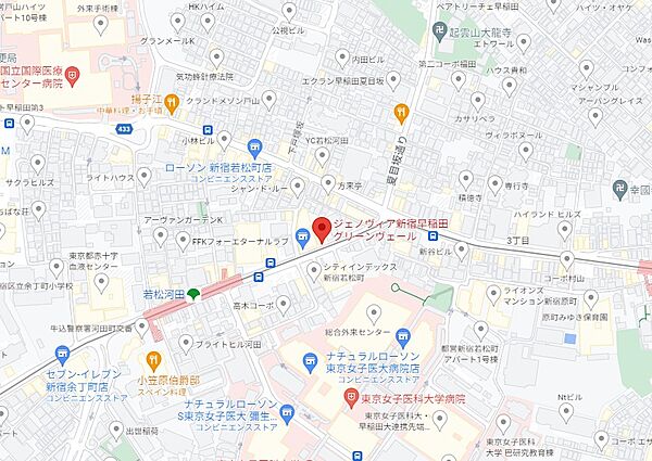 ジェノヴィア新宿早稲田グリーンヴェール 302｜東京都新宿区若松町(賃貸マンション1K・3階・25.59㎡)の写真 その24