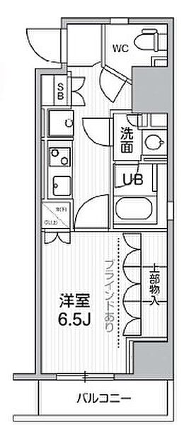 シーズンフラッツ元浅草4丁目 1202｜東京都台東区元浅草４丁目(賃貸マンション1K・12階・25.35㎡)の写真 その2