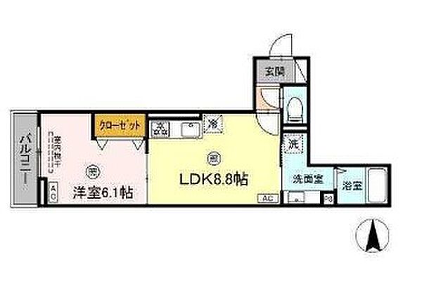 レクシア東尾久 305｜東京都荒川区東尾久３丁目(賃貸アパート1LDK・3階・36.71㎡)の写真 その2