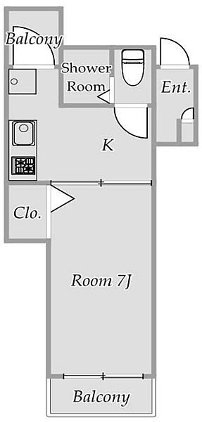 ル・クレソンヴェール 401｜東京都新宿区西早稲田３丁目(賃貸マンション1K・4階・23.79㎡)の写真 その2