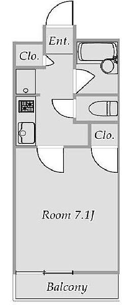 ル・クレソンヴェール 402｜東京都新宿区西早稲田３丁目(賃貸マンション1K・4階・22.38㎡)の写真 その2