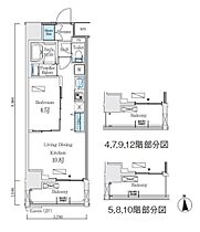 プライマル上野・稲荷町 202 ｜ 東京都台東区松が谷２丁目6-5（賃貸マンション1LDK・2階・35.62㎡） その2