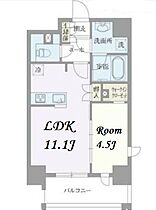 ライトテラス浅草 906 ｜ 東京都台東区浅草６丁目27-3（賃貸マンション1LDK・9階・40.82㎡） その2