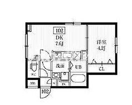 エルファーロ神楽坂 102 ｜ 東京都新宿区新小川町8-13（賃貸マンション1DK・1階・30.50㎡） その2