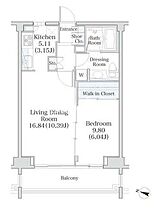 パークフラッツ市谷台町坂 604 ｜ 東京都新宿区住吉町4-14（賃貸マンション1LDK・6階・45.88㎡） その2