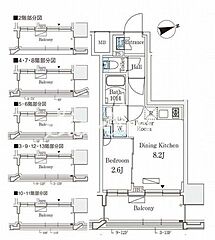 物件の間取り