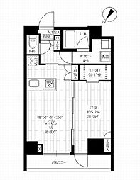 ステージファースト東大前 1LDKの間取図画像