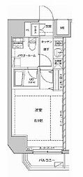 ジェノヴィア東大前グリーンヴェール 1Kの間取図画像