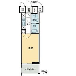 パトリア九段下 1Kの間取図画像
