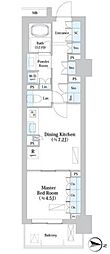 PARKHOMES文京小石川HillTerrace 1DKの間取図画像