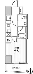 オルタナ文京湯島 1Kの間取図画像