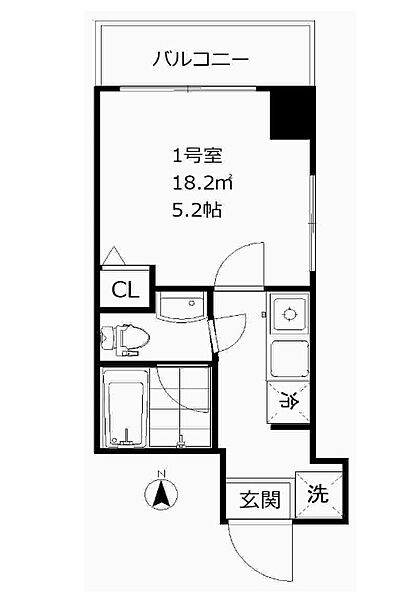 銀座アパートメントハウス 601｜東京都中央区湊１丁目(賃貸マンション1K・6階・18.20㎡)の写真 その2