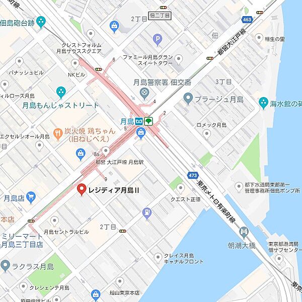 レジディア月島II 1004｜東京都中央区月島２丁目(賃貸マンション1LDK・10階・40.04㎡)の写真 その17