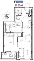 G＆J門前仲町（ジーアンドジェイ） 203 ｜ 東京都江東区永代２丁目30-9（賃貸マンション1LDK・2階・34.92㎡） その2