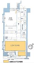 パロス築地 201 ｜ 東京都中央区築地４丁目6-3（賃貸マンション1LDK・2階・60.88㎡） その2