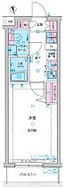 GENOVIA亀戸水神skygarden 111 ｜ 東京都墨田区立花１丁目30-14（賃貸マンション1K・1階・25.75㎡） その2