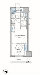 アーバネックス住吉 1LDKの間取図画像